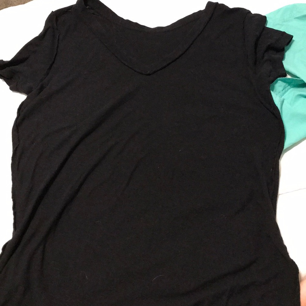 black shirt